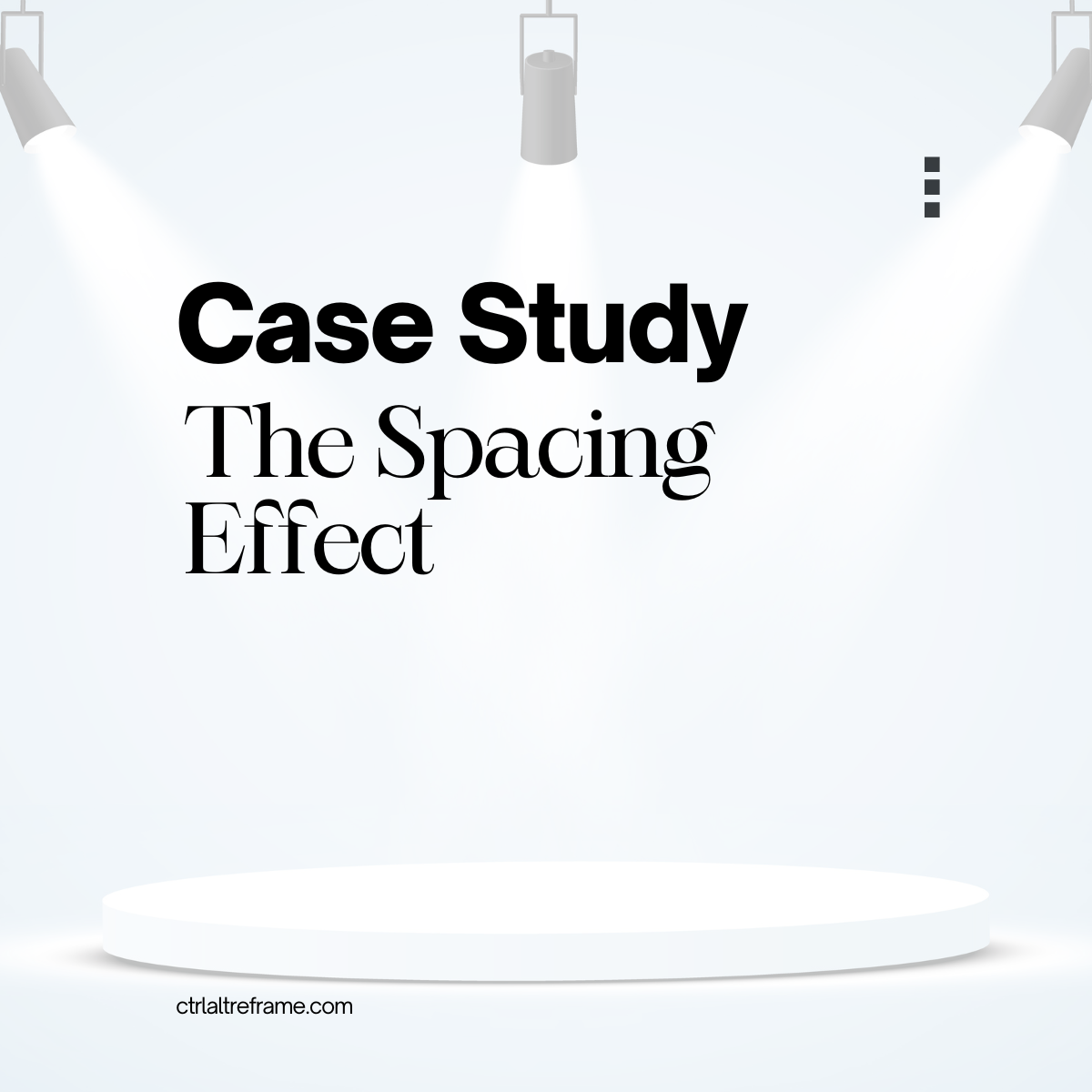 Case StudyThe Spacing Effect